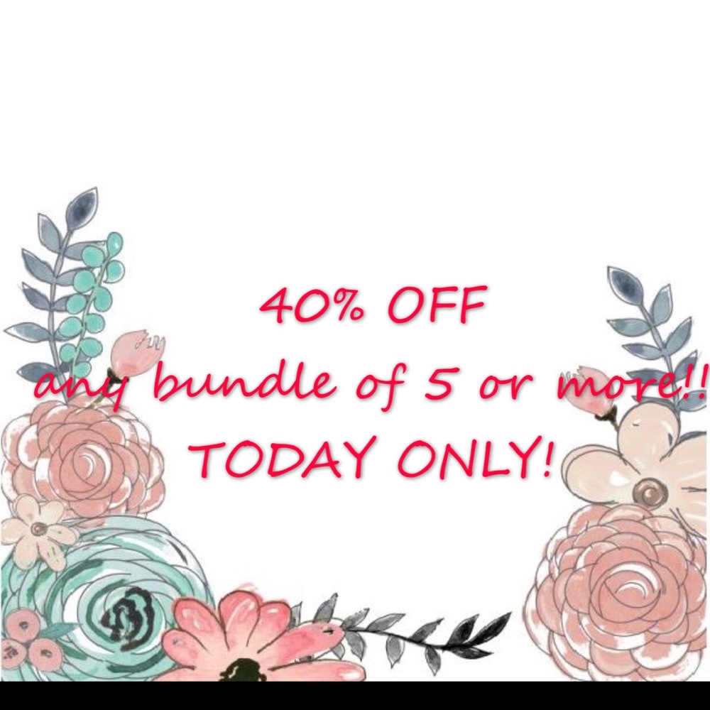 40% OFF! bundle and save!